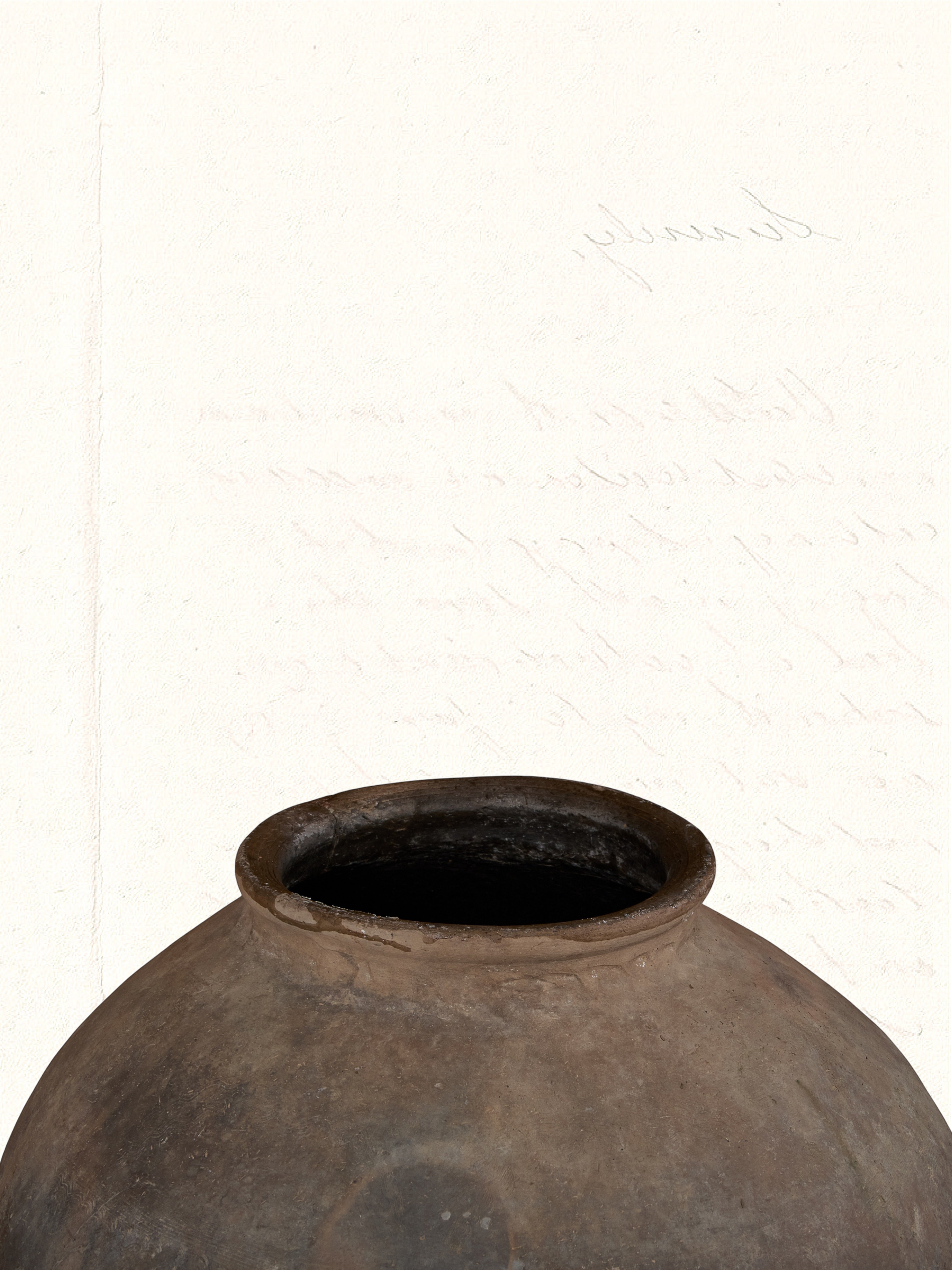 large clay pot no. 1707