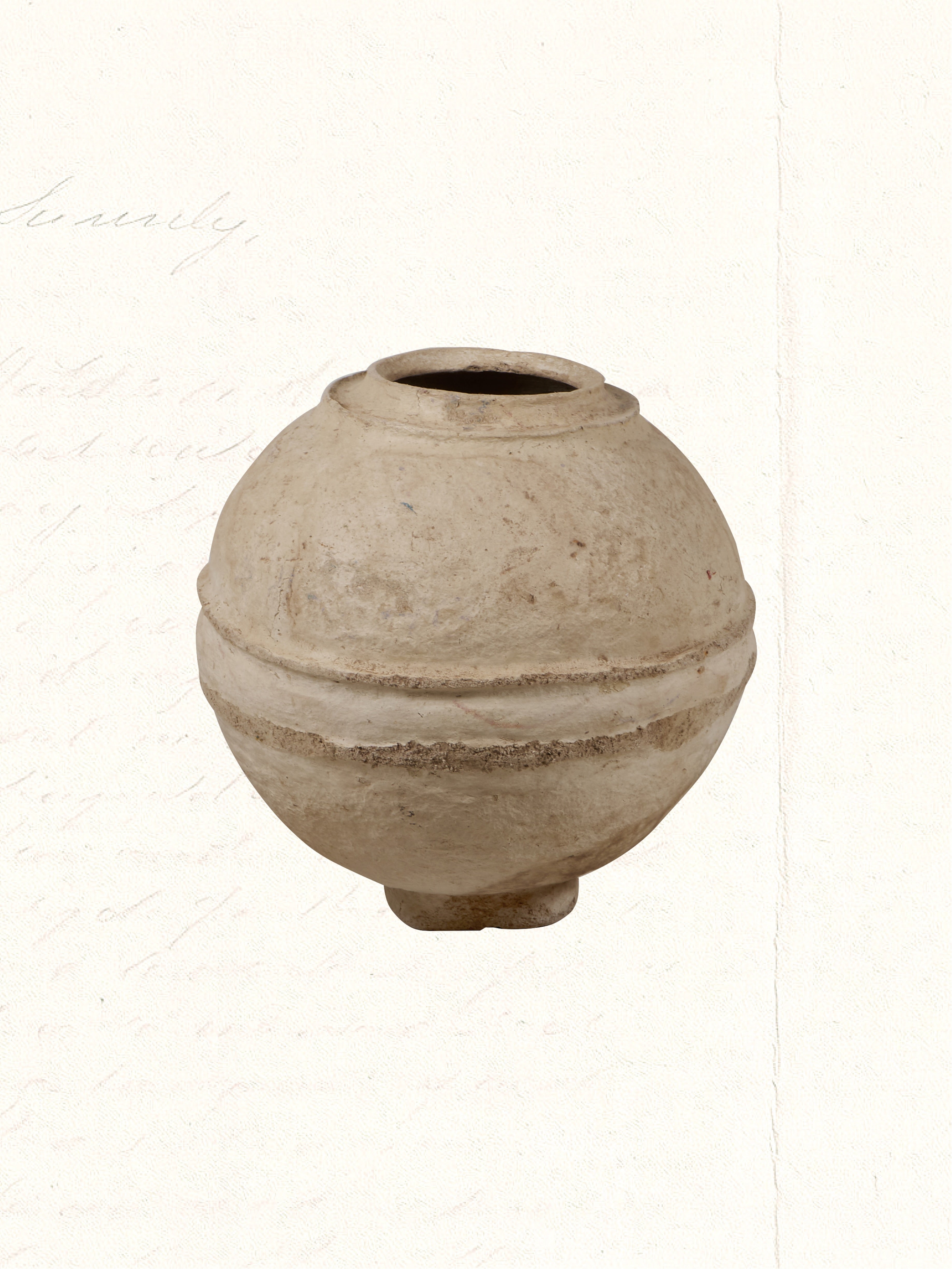 large paper mache pot no. 2607