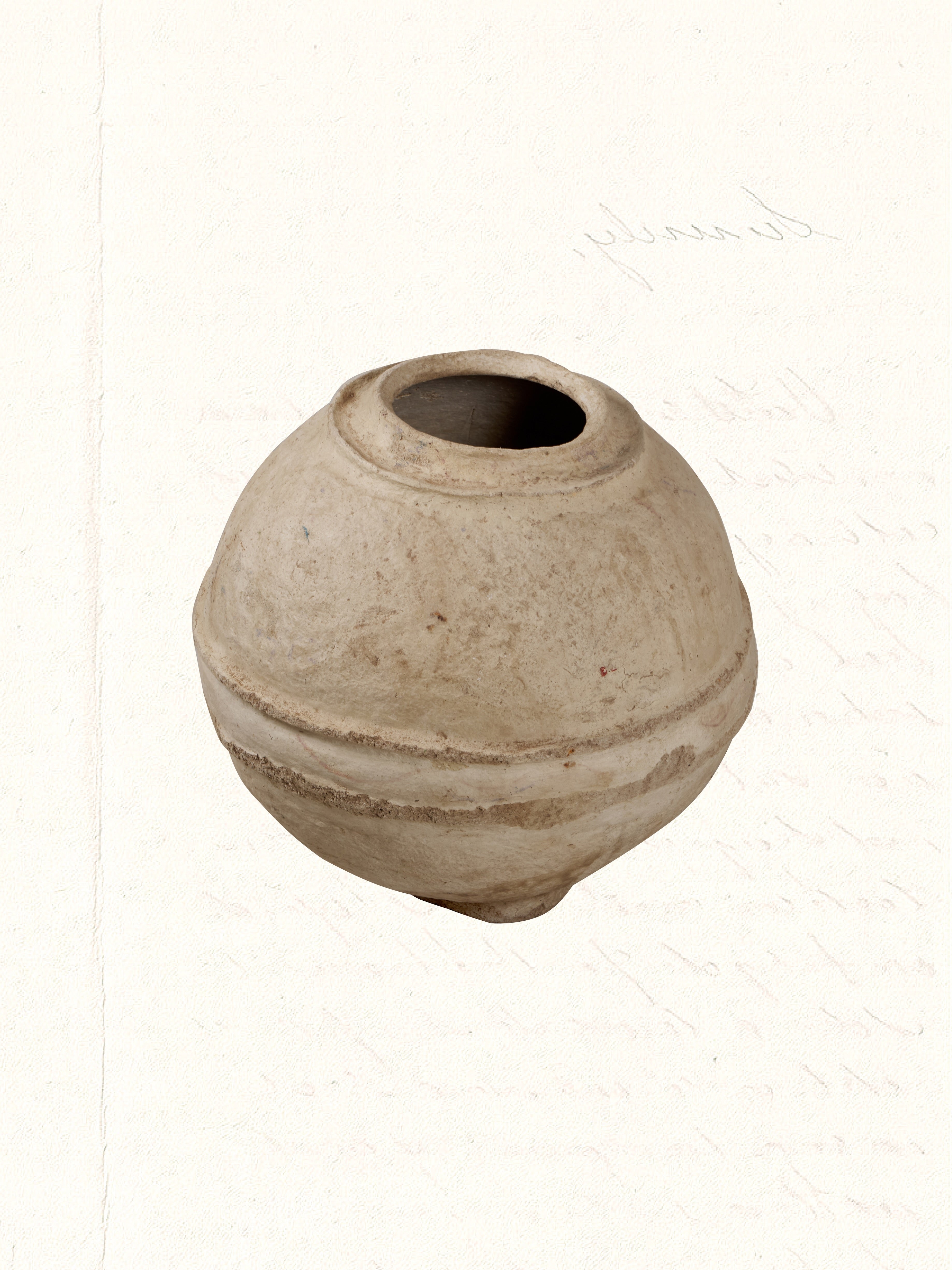 large paper mache pot no. 2607