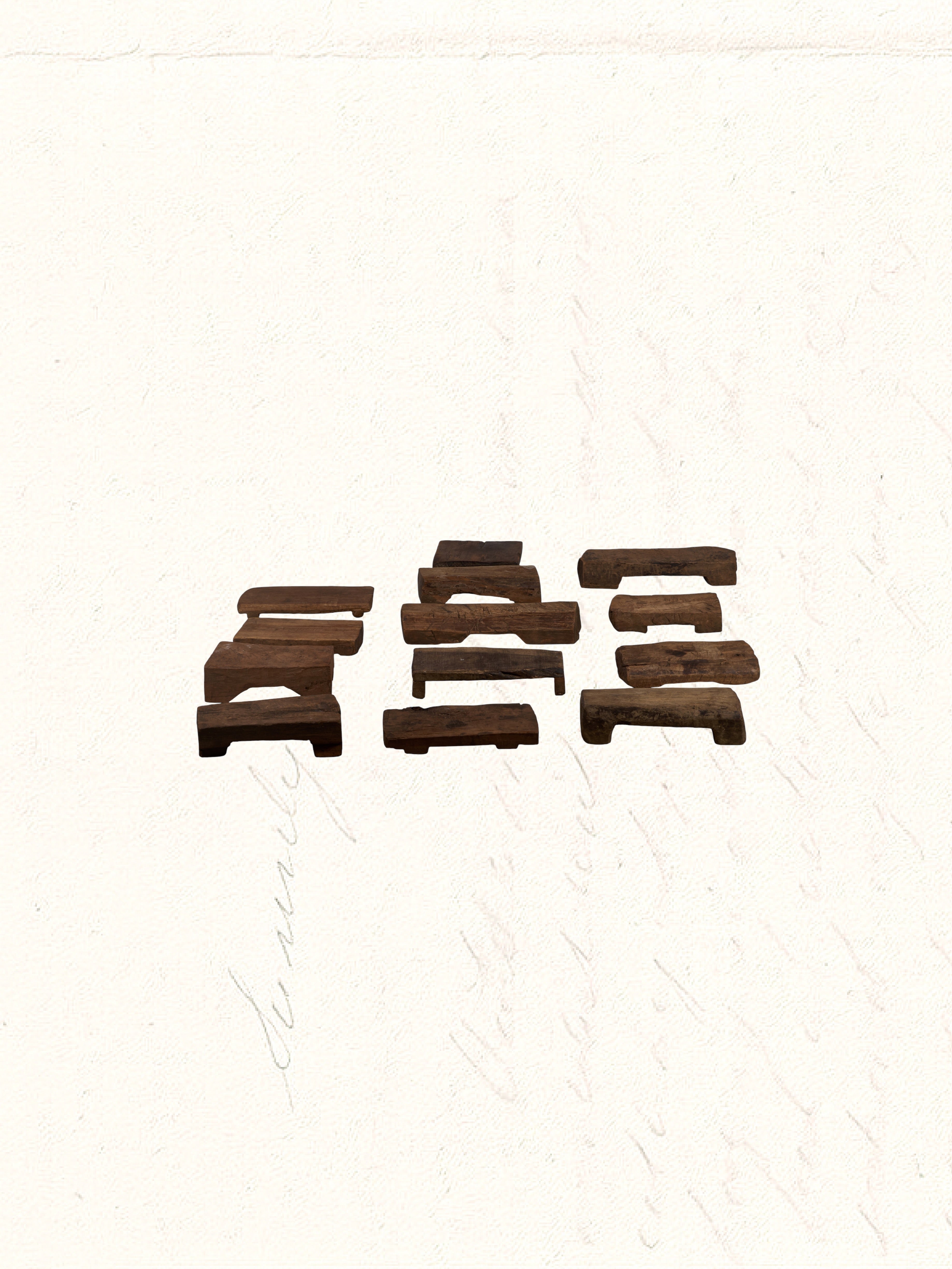 wooden bajot no. 0909